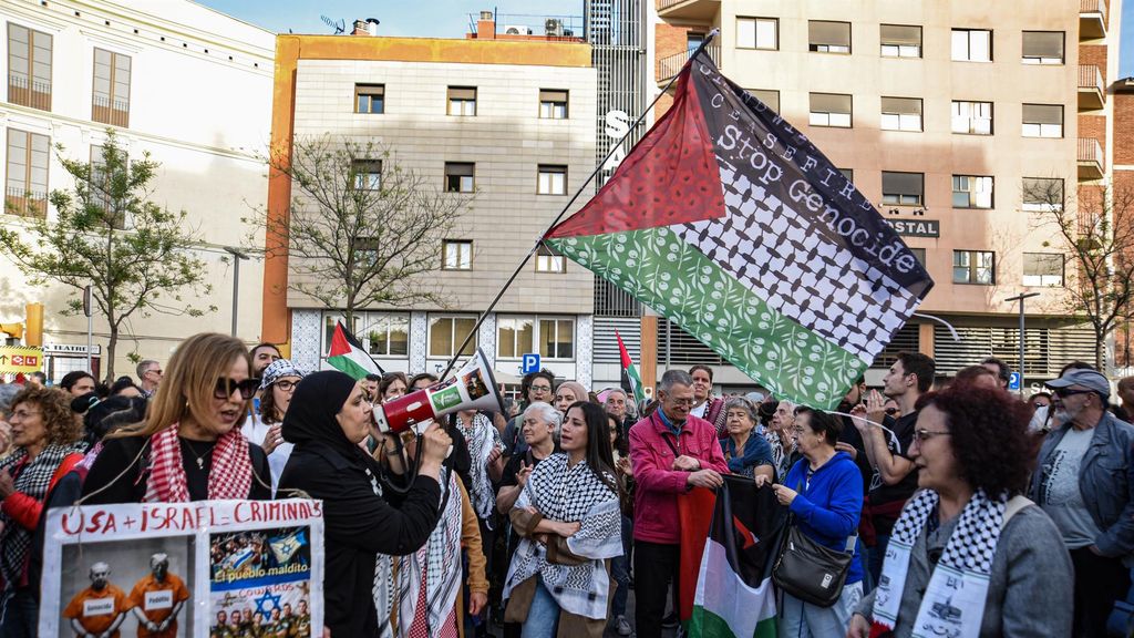 Persones protesten per la nova detenció d'Israel a la Flotilla en imatge d'arxiu