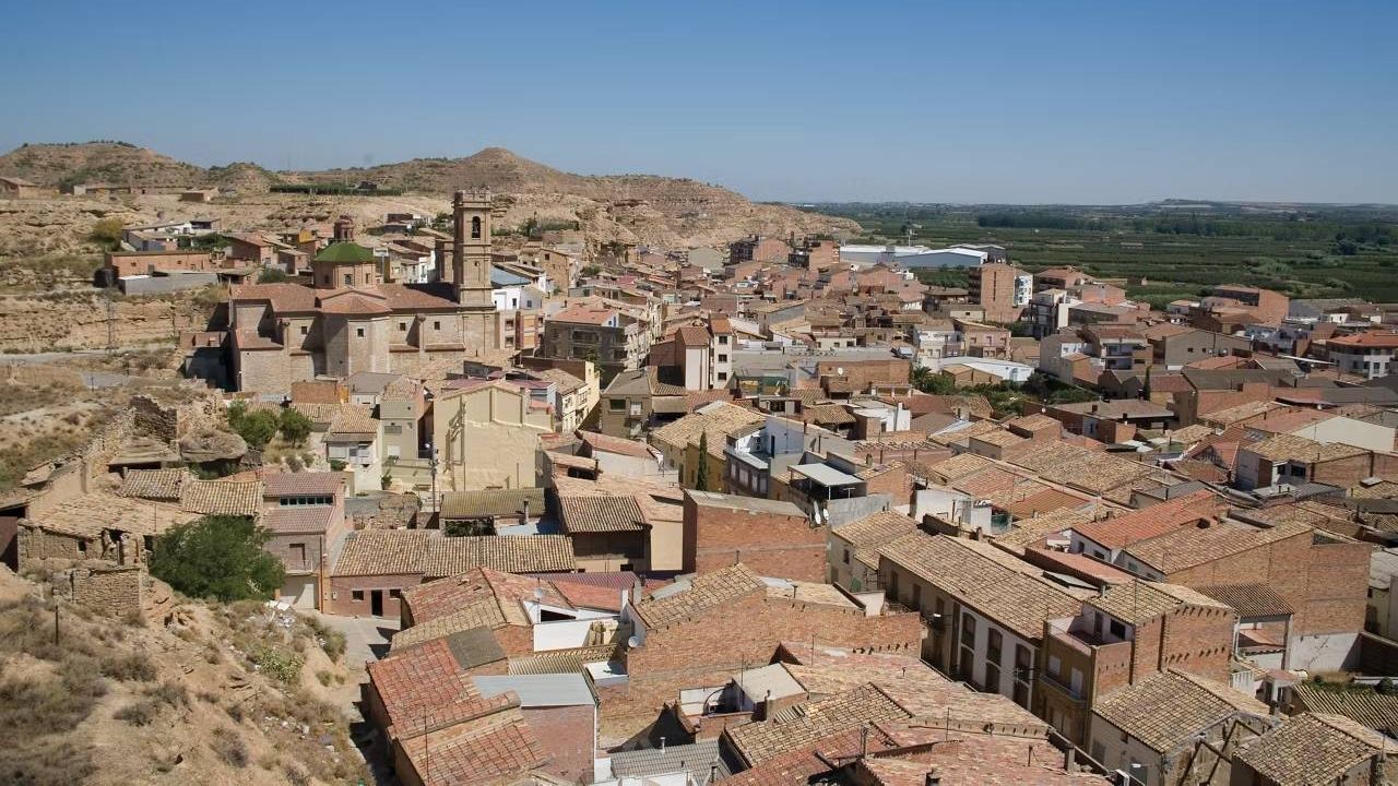 El pueblo de Aitona en una imagen de archivo