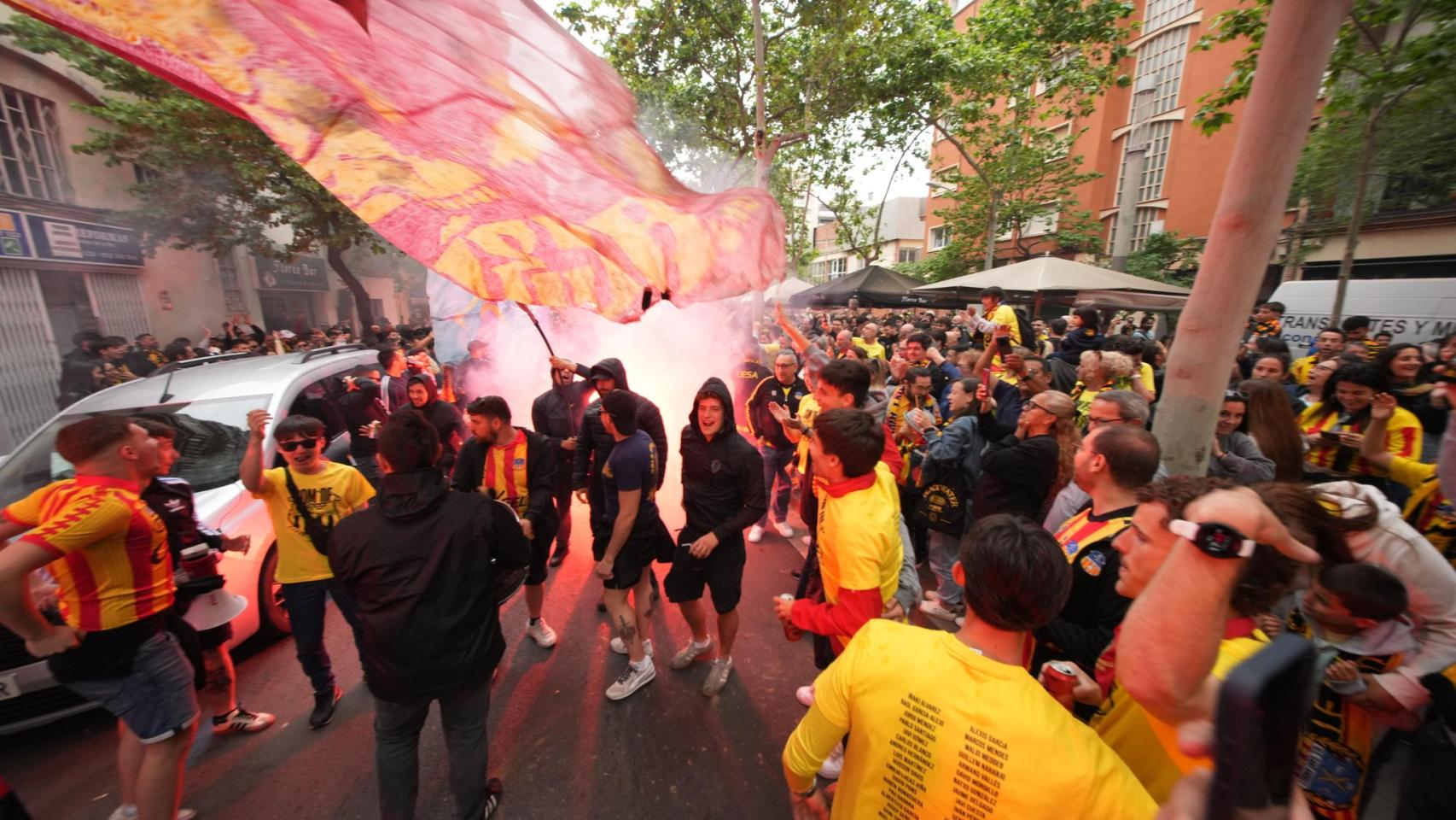 La fiesta de celebración por el título de la UE Sant Andreu