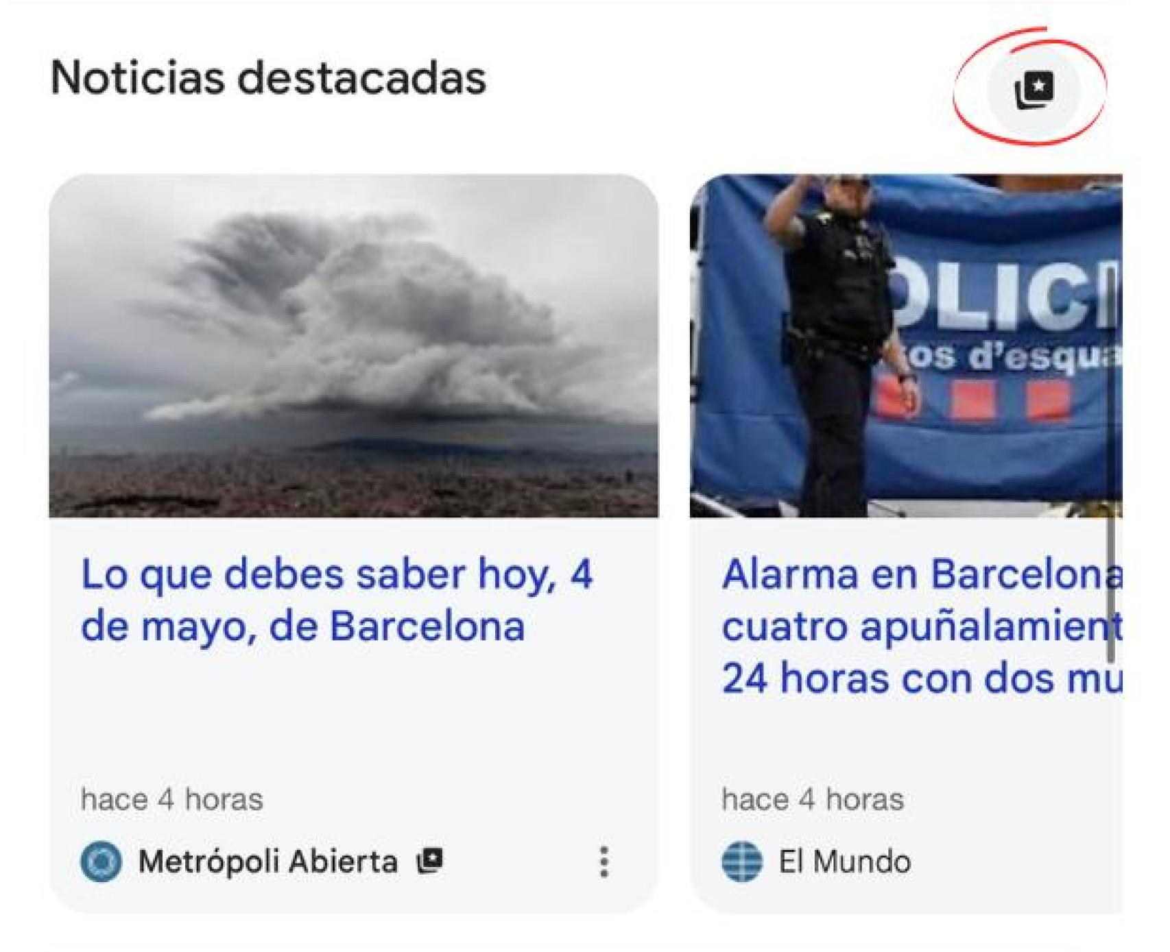 El nuevo botón de Google para añadir tus medios favoritos como fuente de información