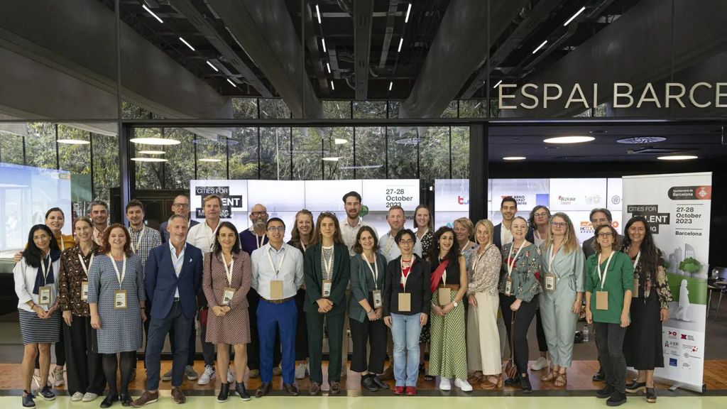 Participants del 'Cities for Talent 2023', organitzat a Barcelona