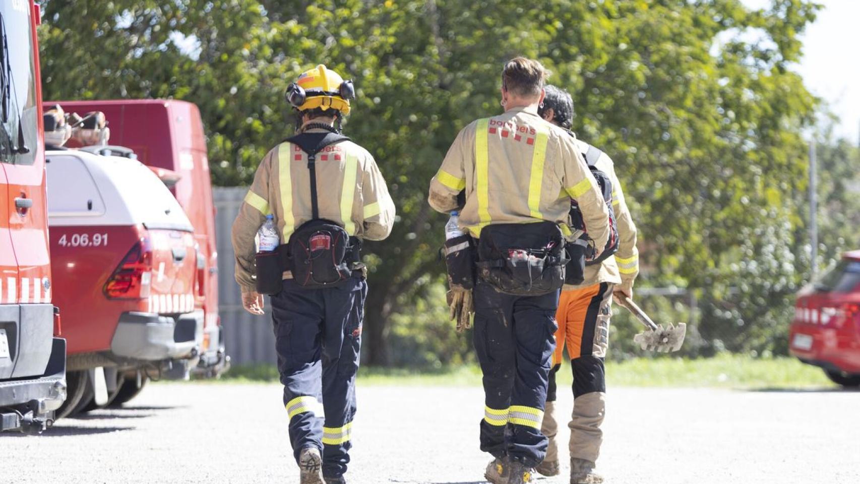 Bomberos en una imagen de archivo