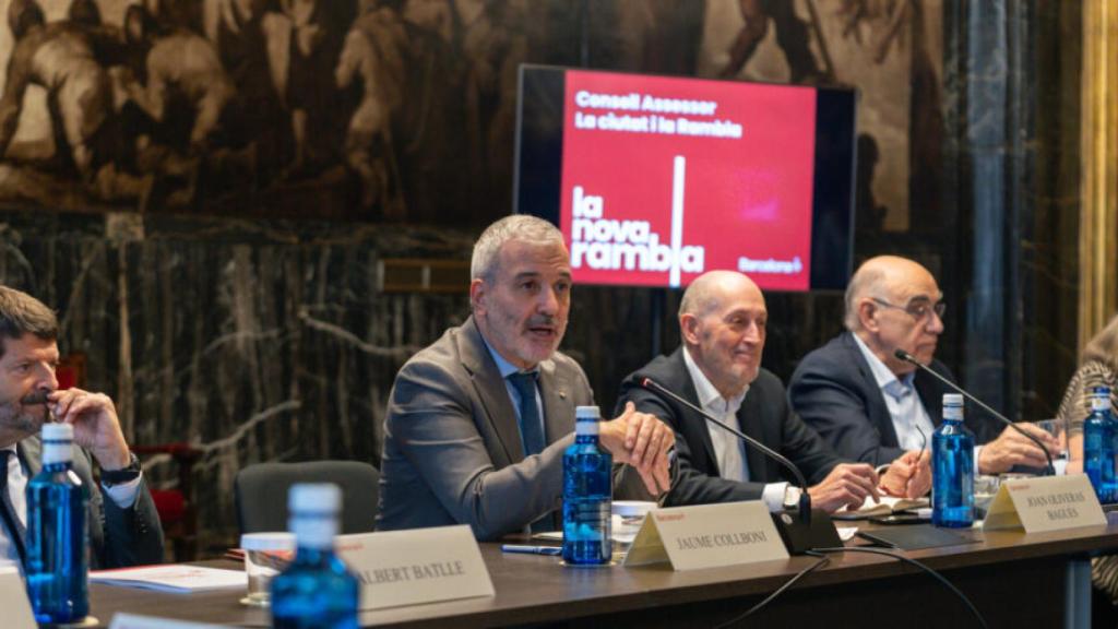 Jaume Collboni en el Consell Assessor de la Rambla