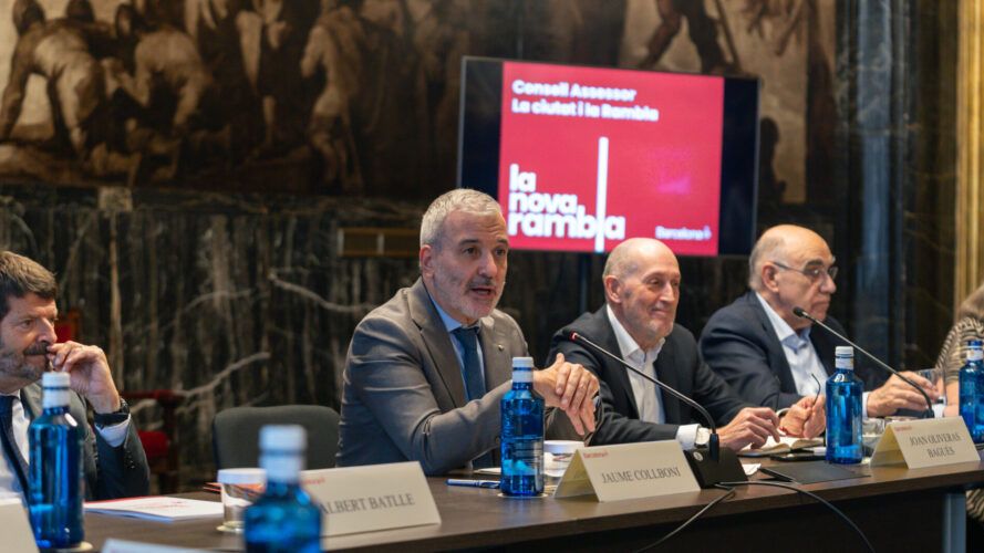 Jaume Collboni al Consell Assessor de la Rambla