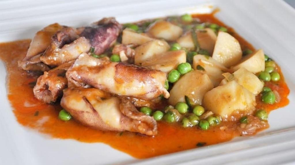 Guiso de calamares