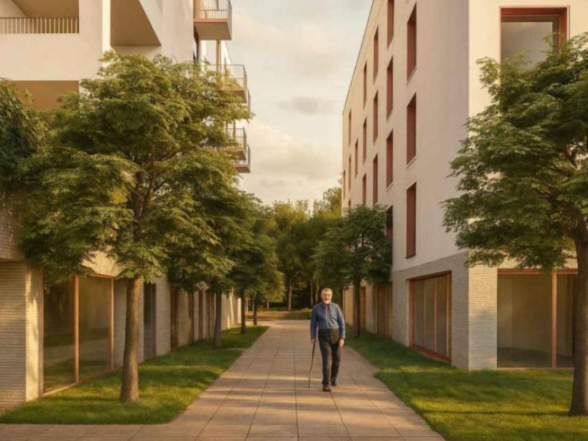 Espacios de la futura residencia de Montcada