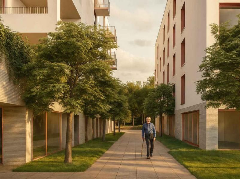 Espais de la futura residència de Montcada