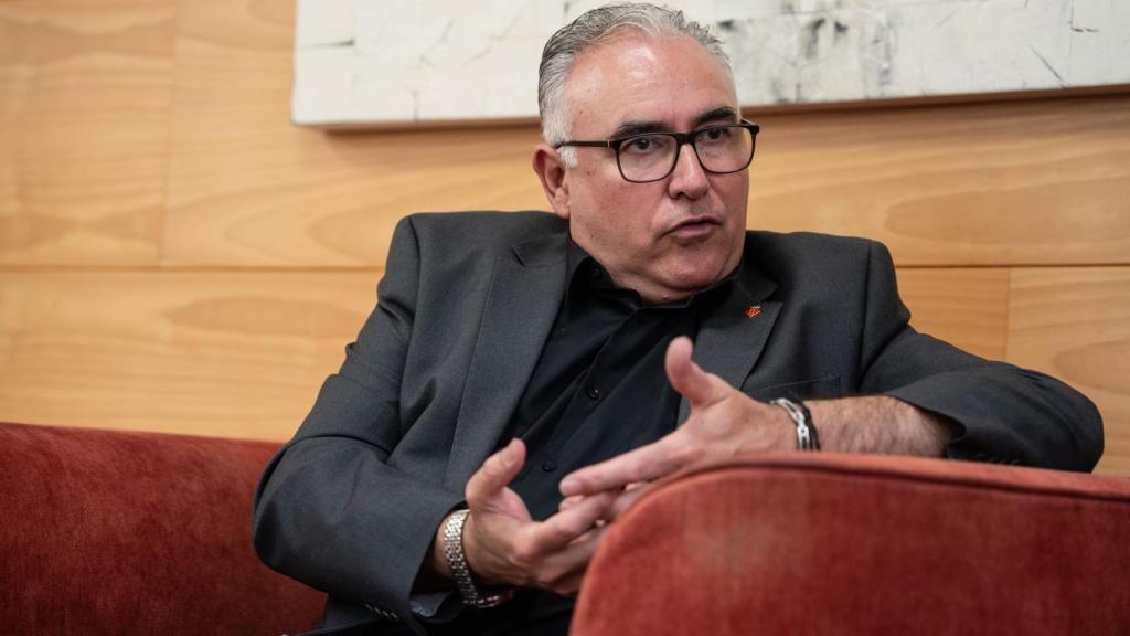 Bartolomé Egea, alcalde de Montcada i Reixac, durante la entrevista con Metrópoli