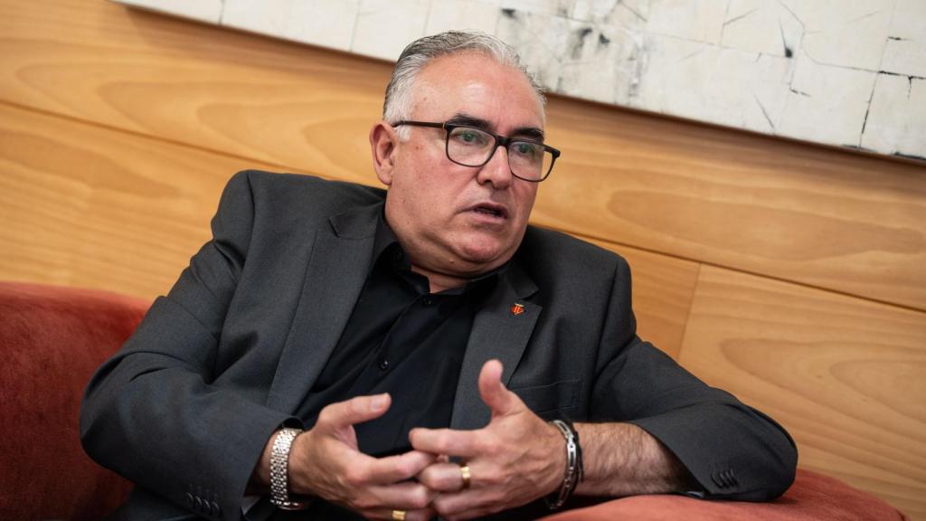 Bartolomé Egea, alcalde de Montcada i Reixac, durante la entrevista con Metrópoli