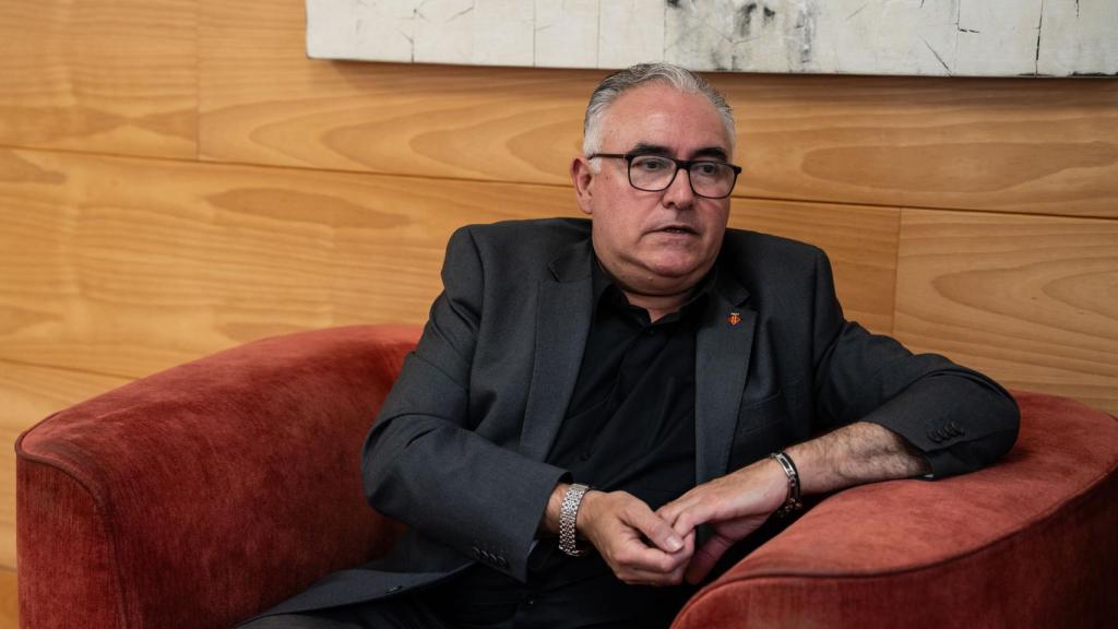 Bartolomé Egea, alcalde de Montcada i Reixac, durante la entrevista con Metrópoli