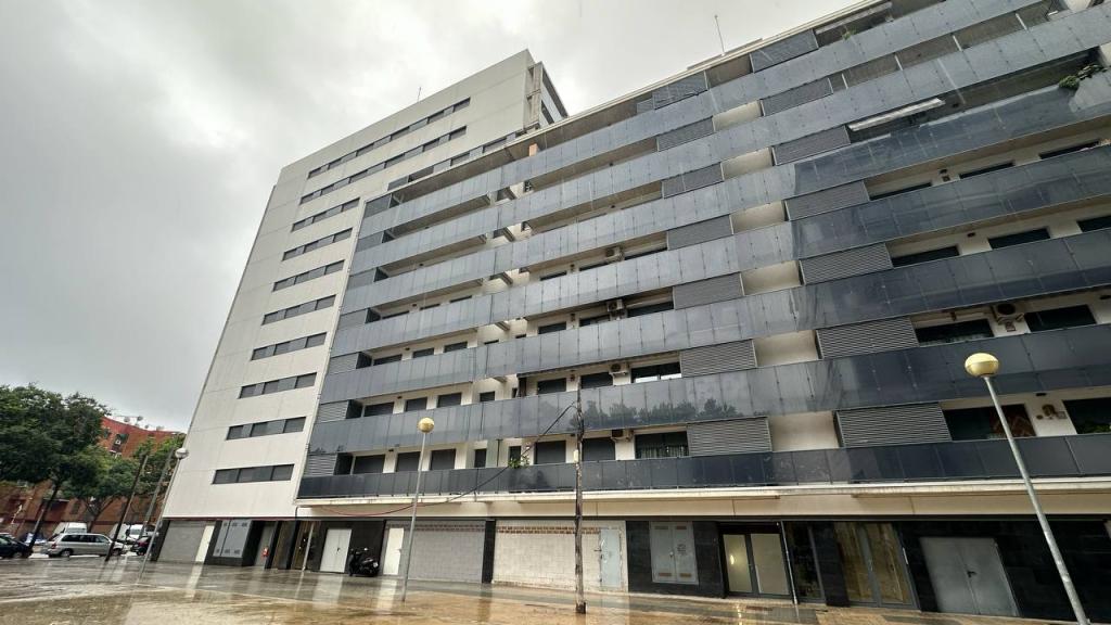 Edificio T del barrio de Sant Roc de Badalona, destinado a realojar a los últimos vecinos afectados por el proceso de remodelacióncés de remodelació del barri..jpeg