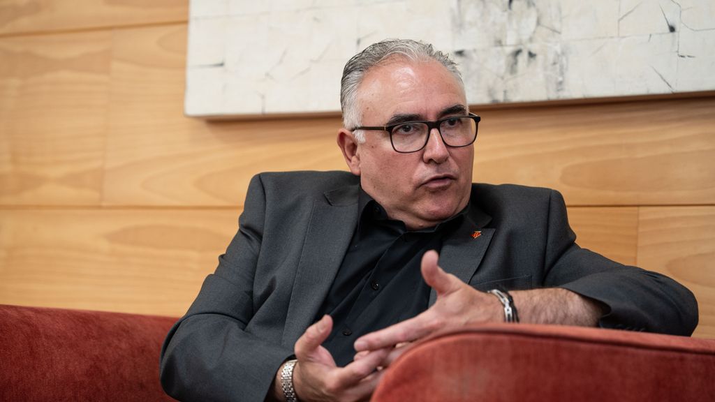 Bartolomé Egea, alcalde de Montcada i Reixac, durant l'entrevista amb Metrópoli