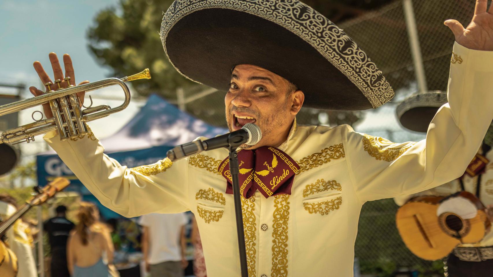 Mariachis durante una edición anterior del Taco Fest en Barcelona