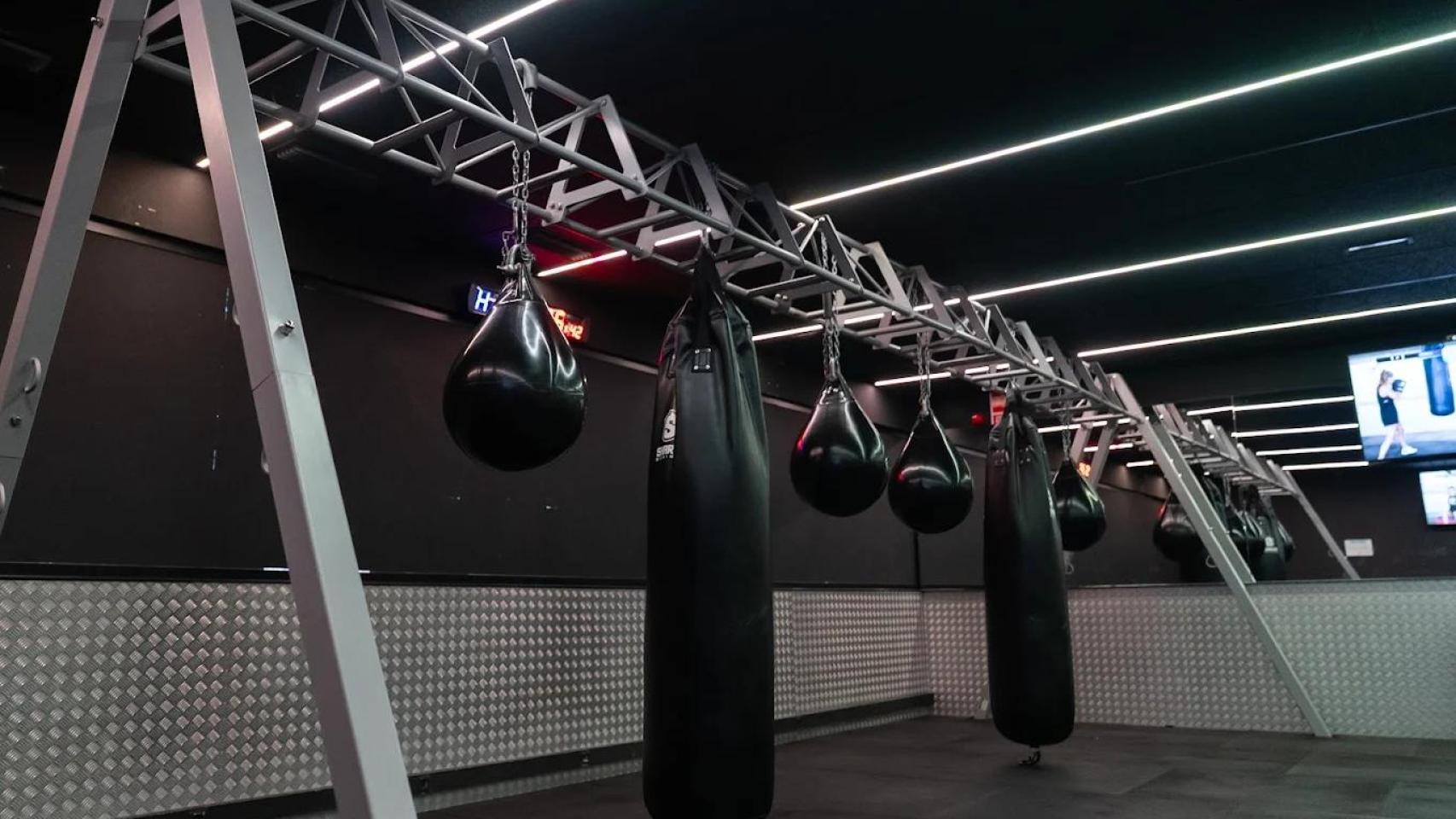 Interior de la clase de boxeo en BDir Alcudia
