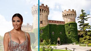 Fotomontaje de Eva Longoria y el Castillo de Peralada