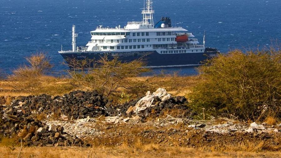 El crucero afectado con hantavirus
