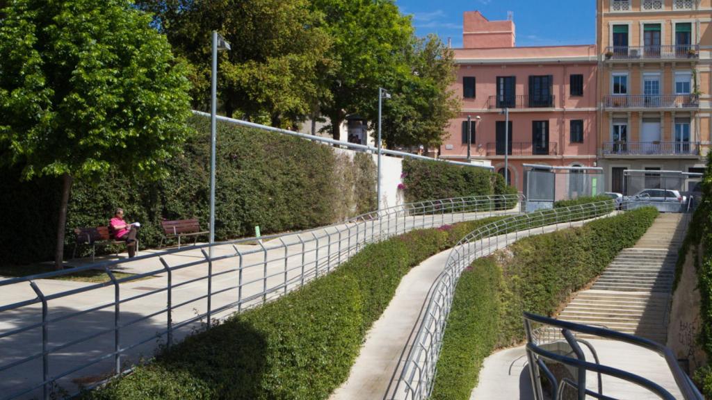 Parc de Joan Reventós a Barcelona en una imatge d'arxiu