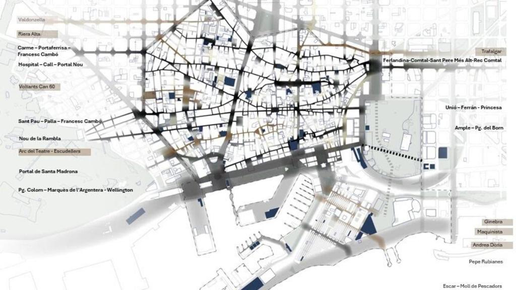 Mapa de Ciutat Vella