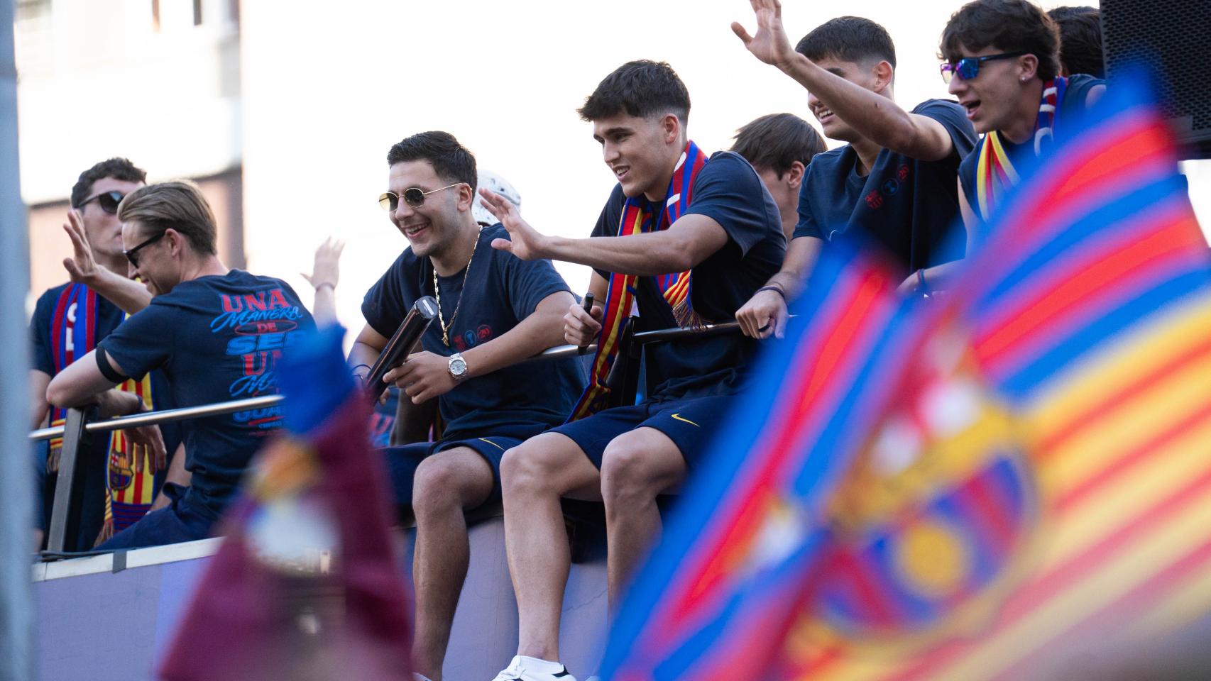 La rúa del Barça para celebrar el título de La Liga 2026 