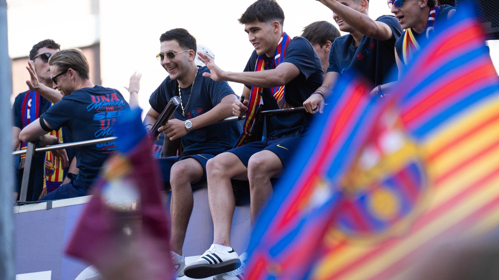 La rúa del Barça para celebrar el título de La Liga 2026 