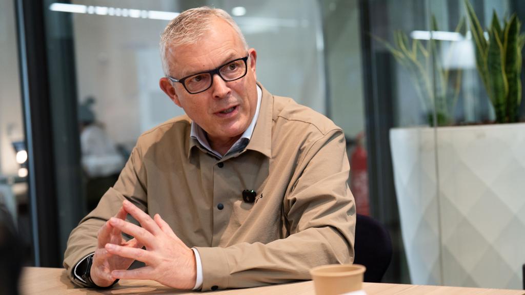 Christoph Tessmar, director de Barcelona Convention Bureau (BCB), durante la entrevista