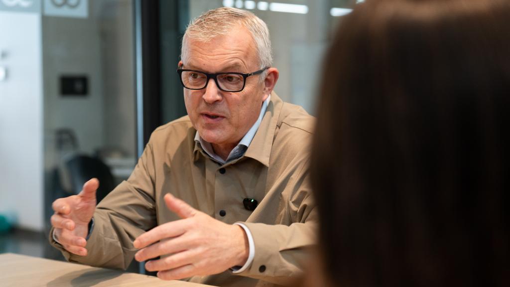 Christoph Tessmar, director de Barcelona Convention Bureau (BCB), durante la entrevista