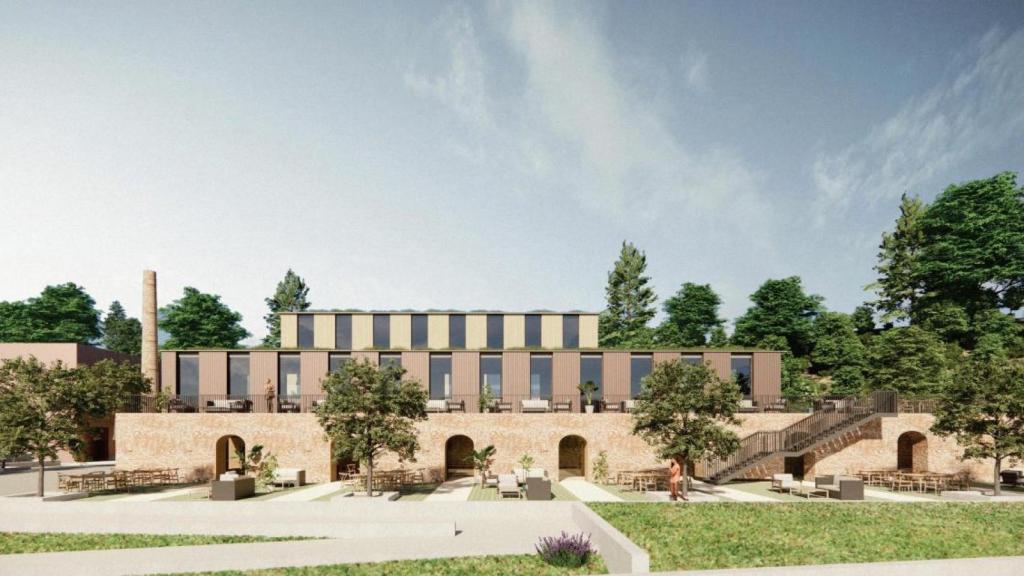 Instalaciones del futuro complejo del club de pádel de Viladecans