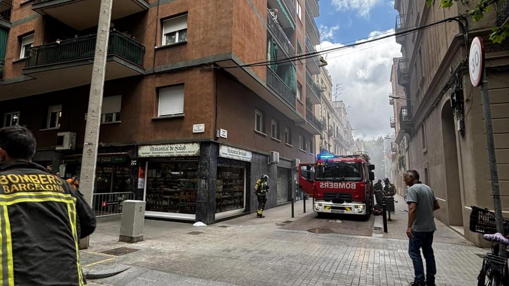Dispositivo de emergencia en Poblenou