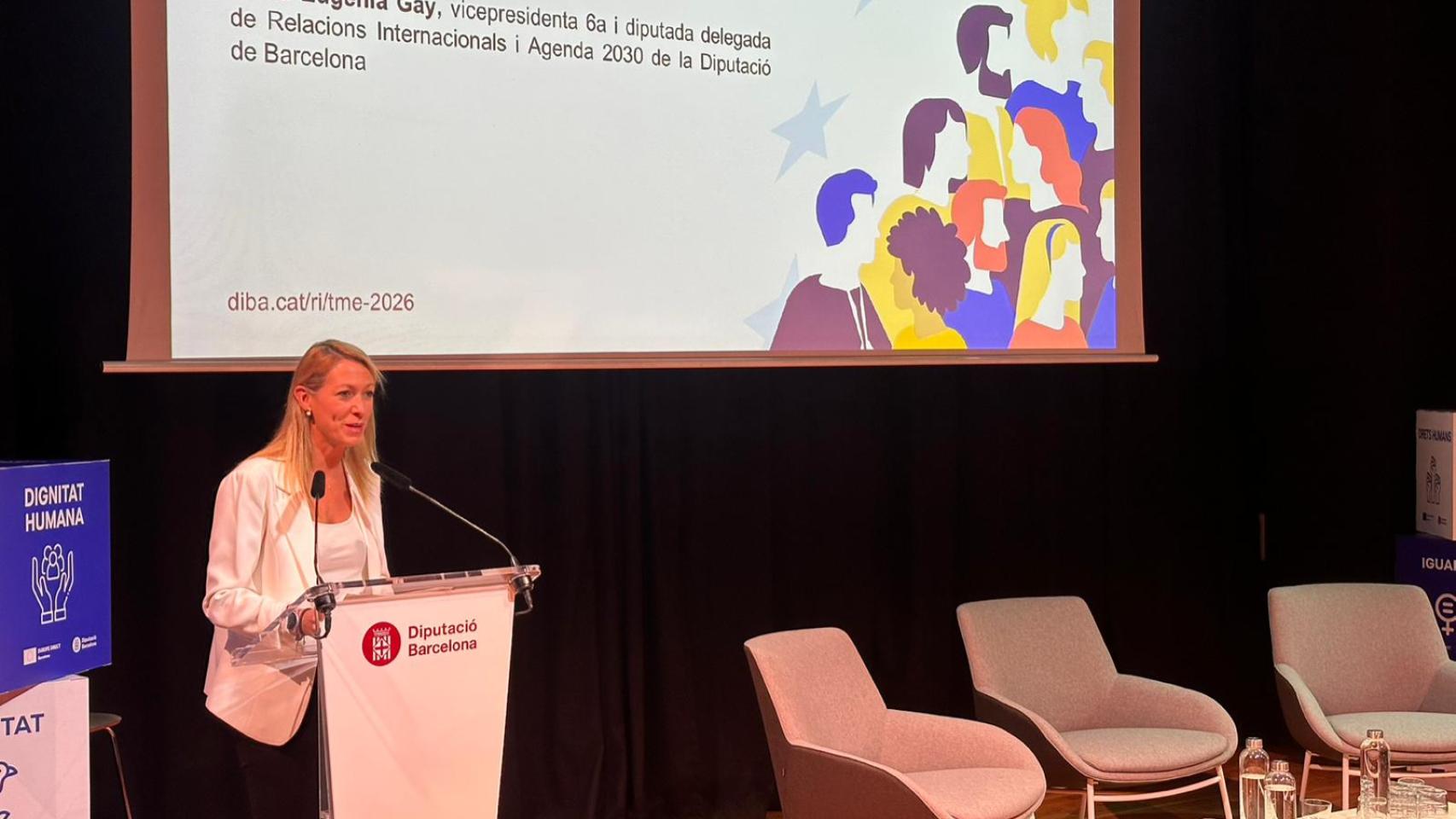 Maria Eugènia Gay, vicepresidenta 6a i diputada delegada de Relacions Internacionals i Agenda 2030 de la Diputació de Barcelona