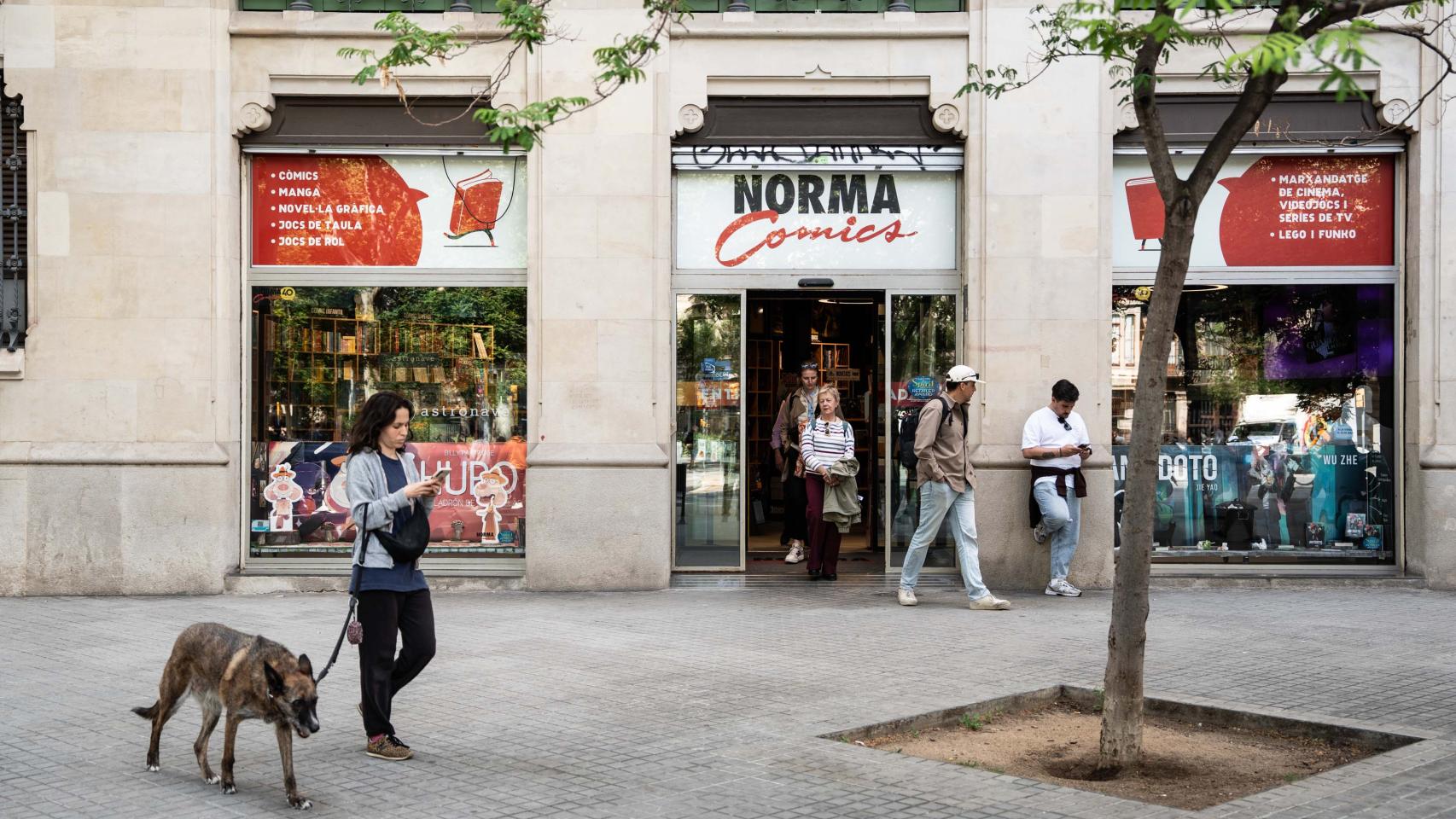 Imagen de 'Norma Cómics', en el triángulo Friki de Barcelona