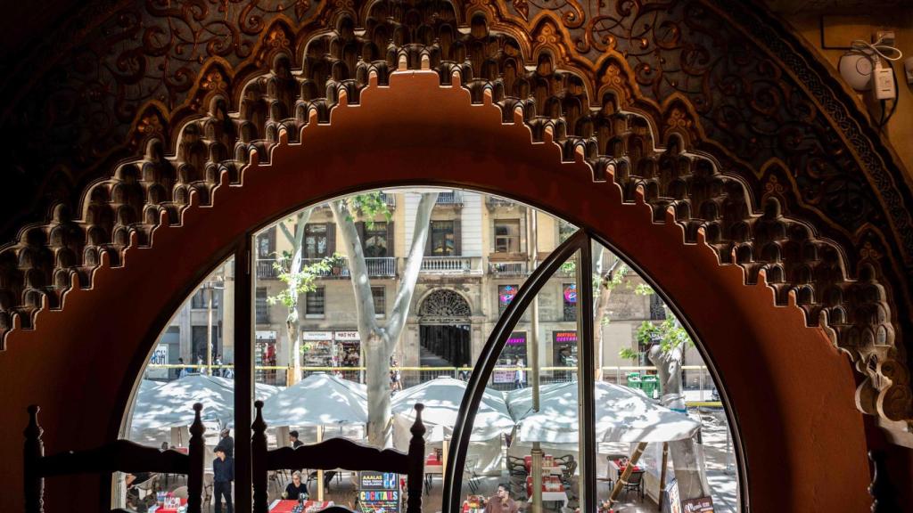 Vistas a La Rambla desde el Tablao Flamenco Cordobés