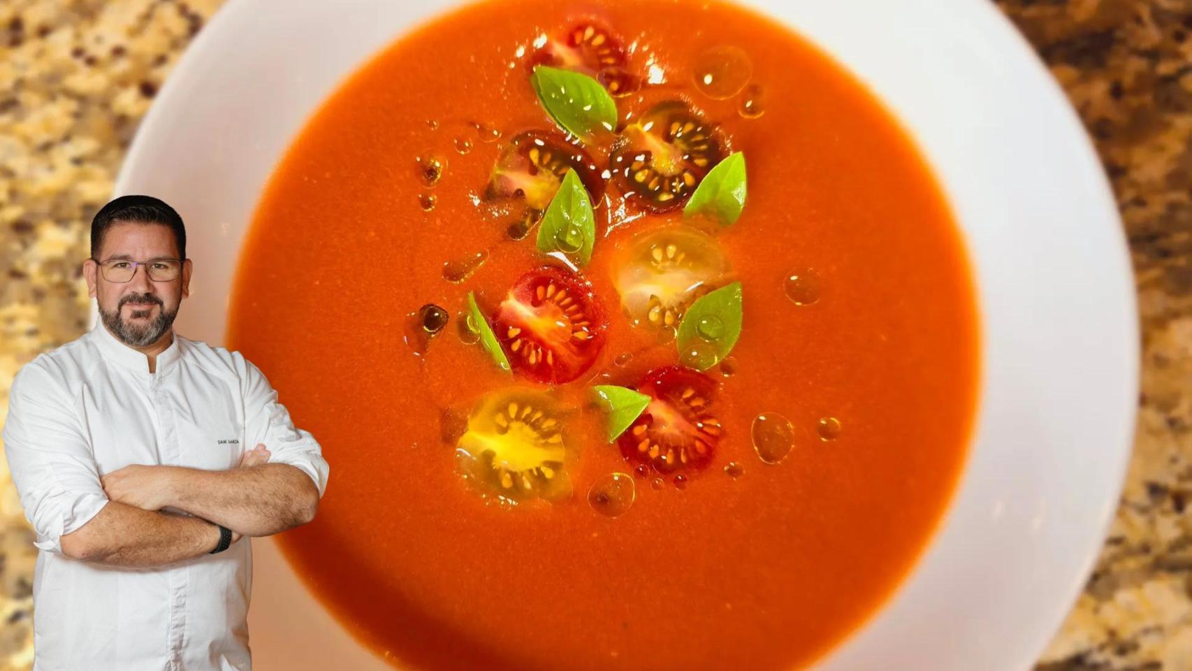 El truco de Dani García para el gazpacho / Montaje MA