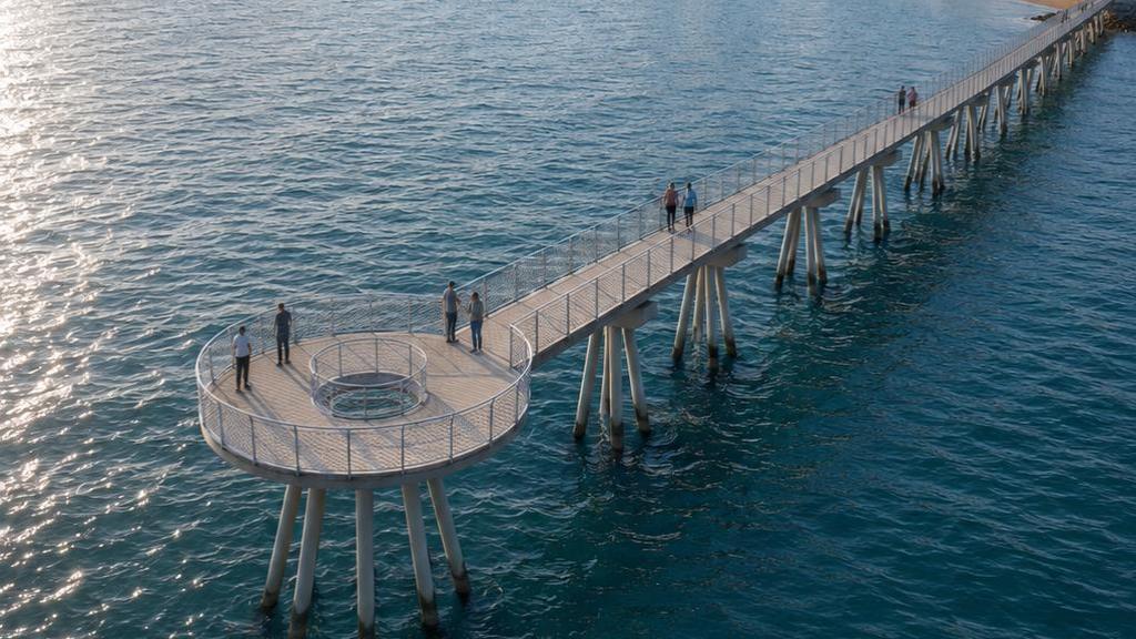 Render del Pont del Petroli rehabilitado