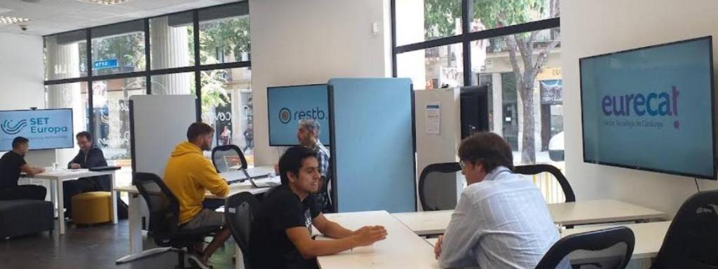 Interior de la BTS a Barcelona