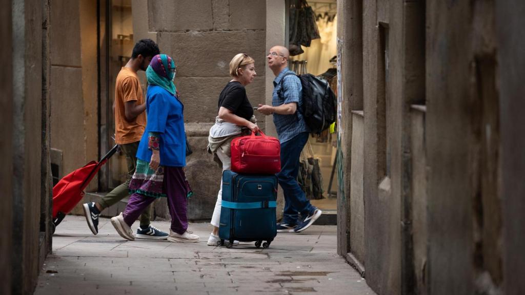 Imatge de turistes a Barcelona
