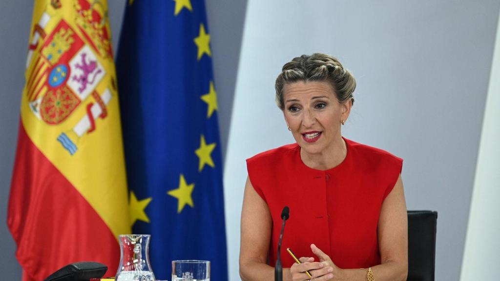 La ministra de Trabajo, Yolanda Díaz.
