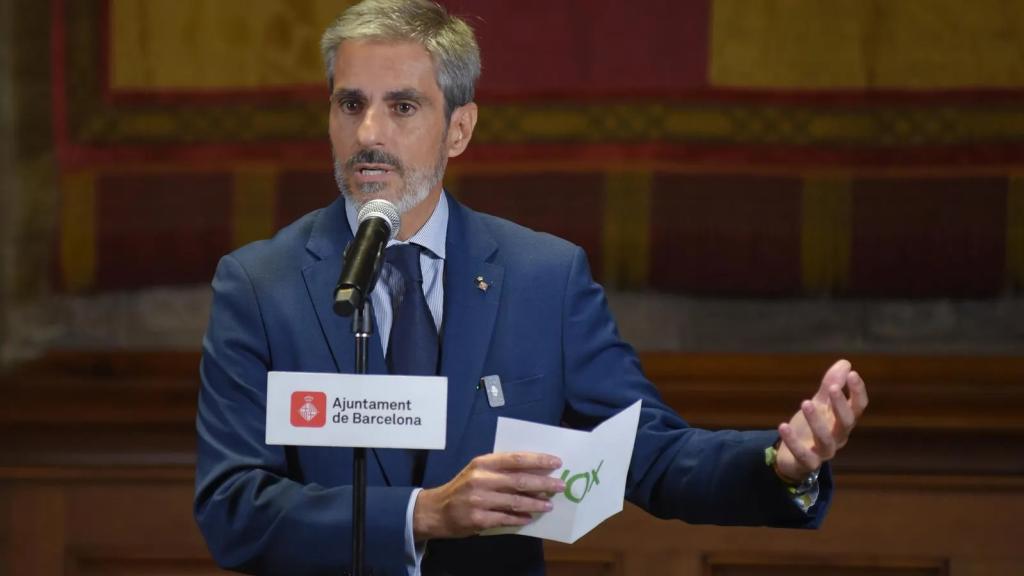 Gonzalo de Oro, líder de Vox en el Ayuntamiento de Barcelona