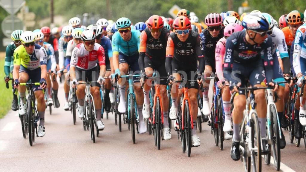 Ciclistas en una edición anterior del Tour de Francia