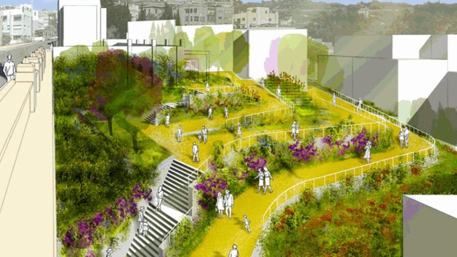 Render de les obres a Vallcarca