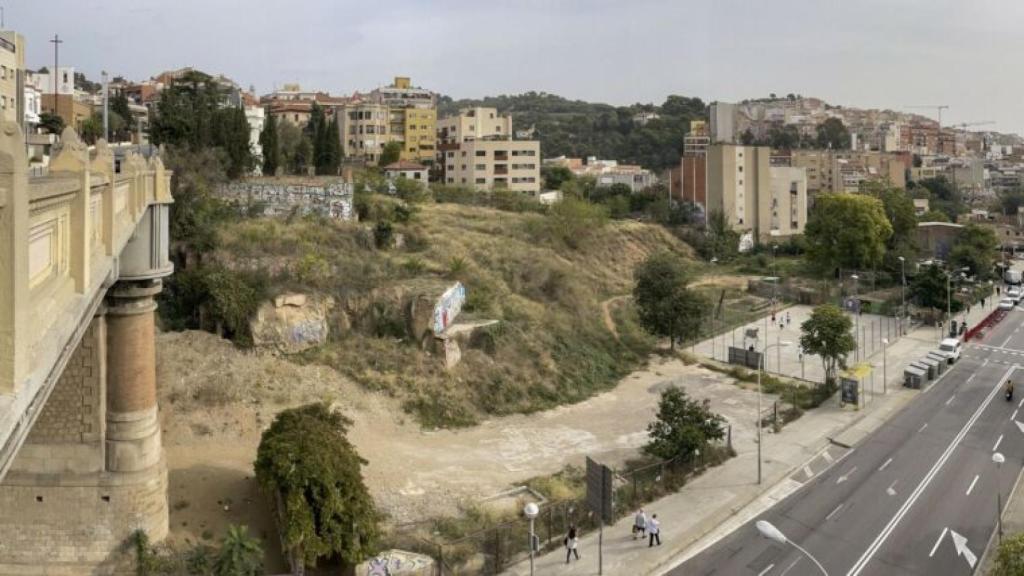 Vallcarca en una imatge d'arxiu