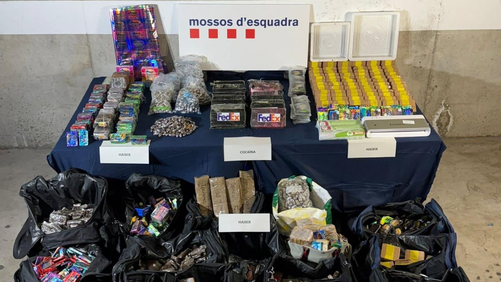 Droga incautada en Corbera de Llobregat