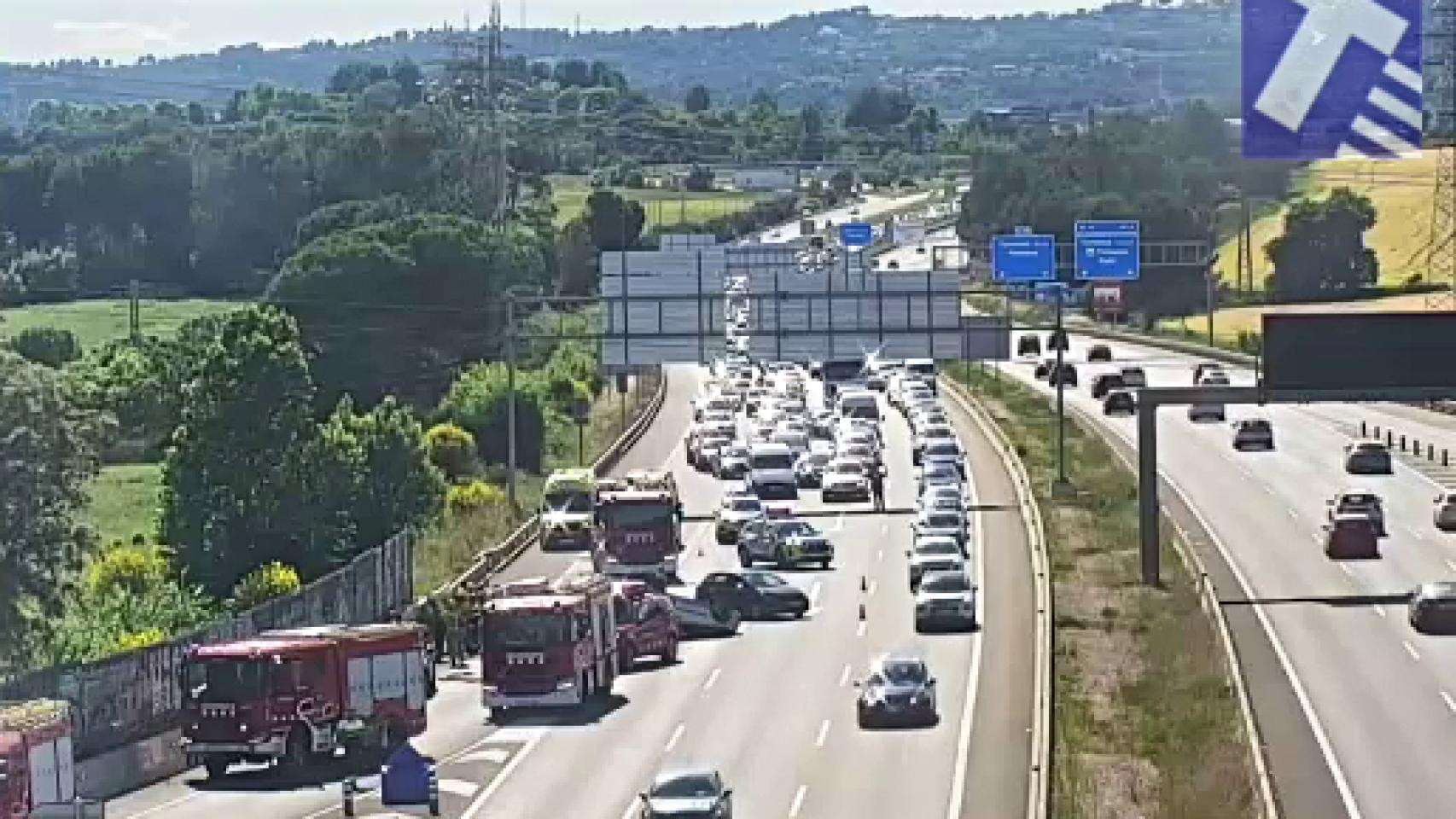 Accidente en la C-58