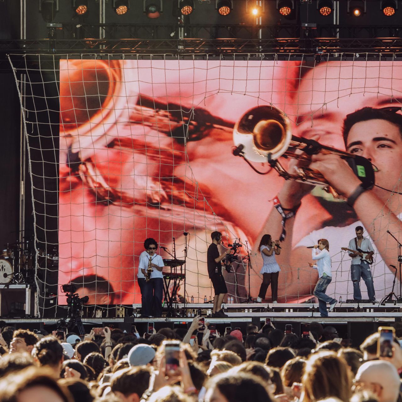 Mushka al concert d'Estrella Damm