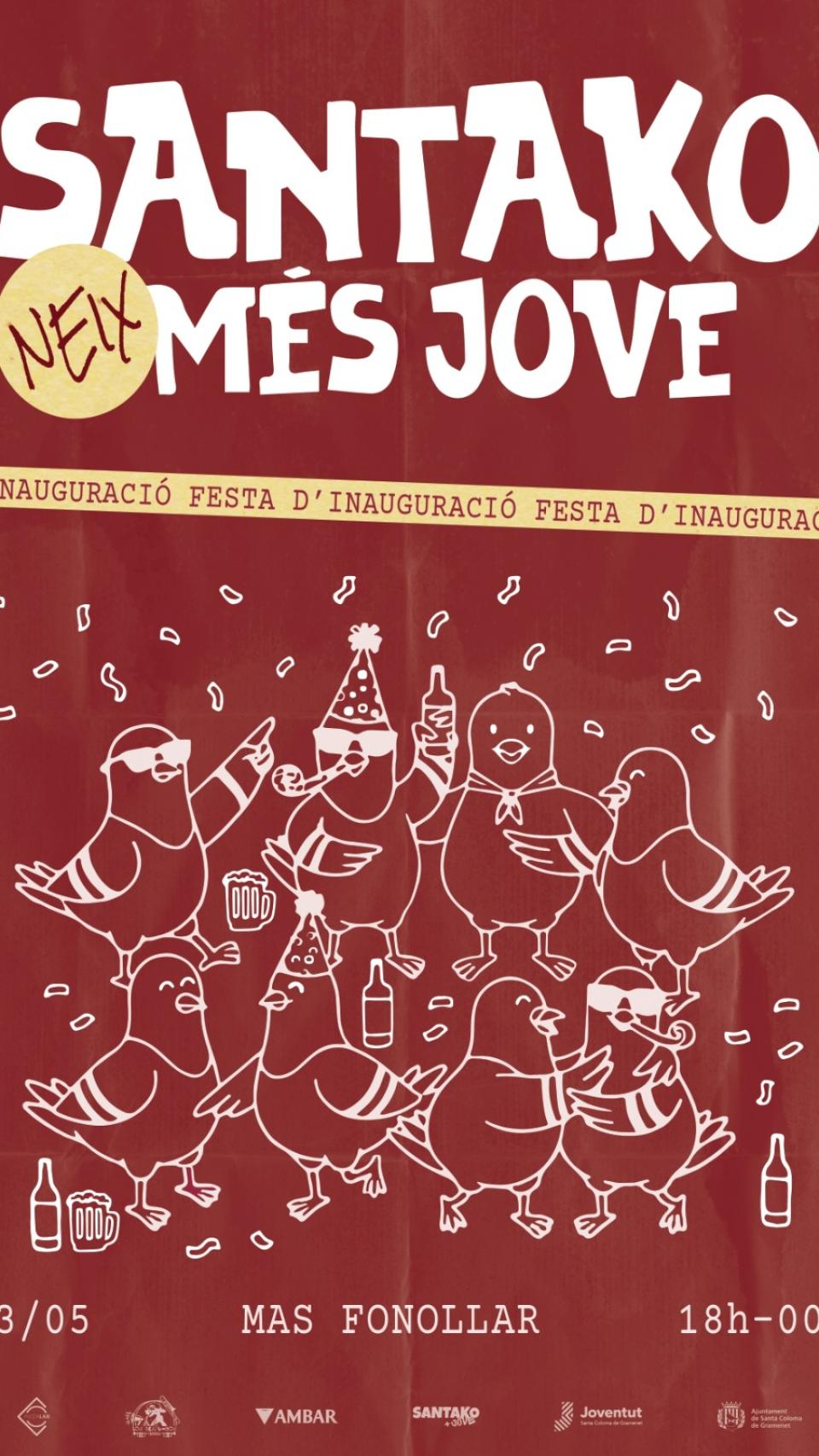 Cartell oficial del tarde de 'Santako Més Jove'