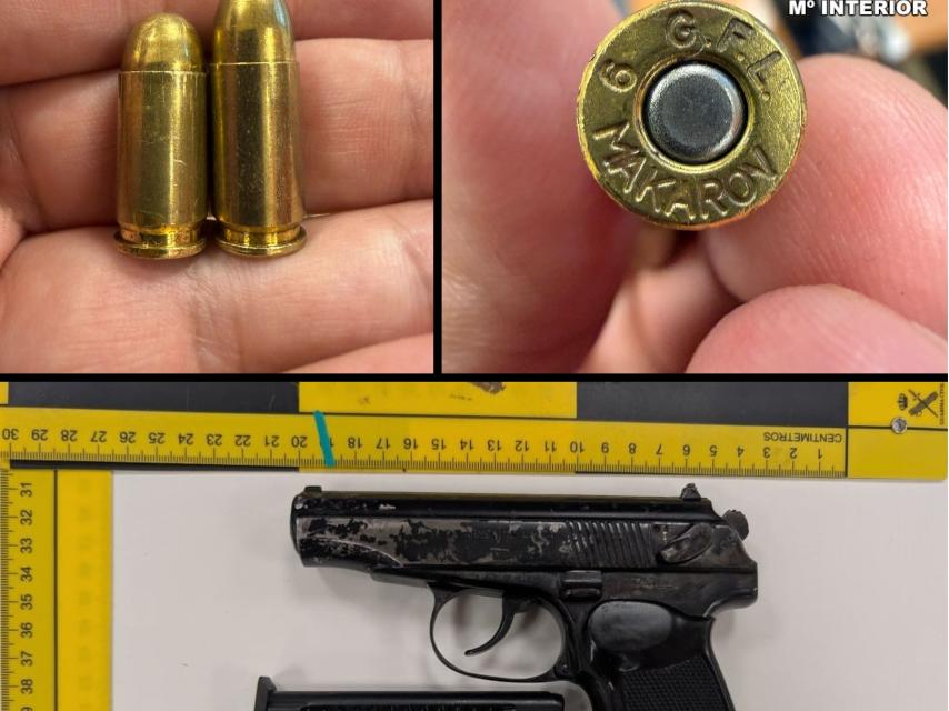 Armes confiscades al pròfug de la justícia