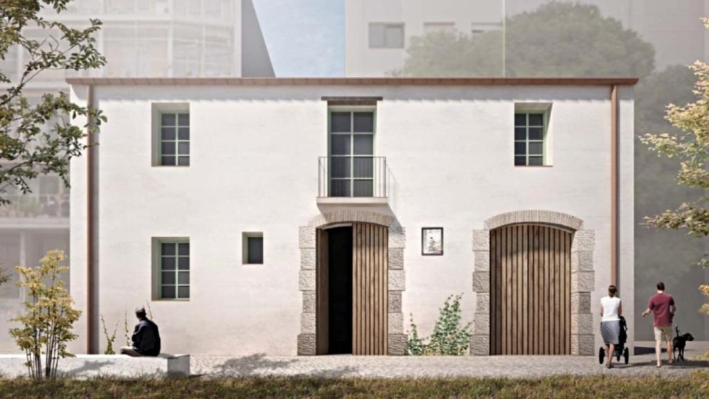 Render de la rehabilitació de la masia de Can Bruixa