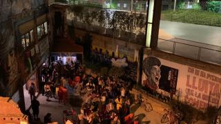 La fiesta celebrada el pasado miércoles, 20 de mayo, en Can Vies