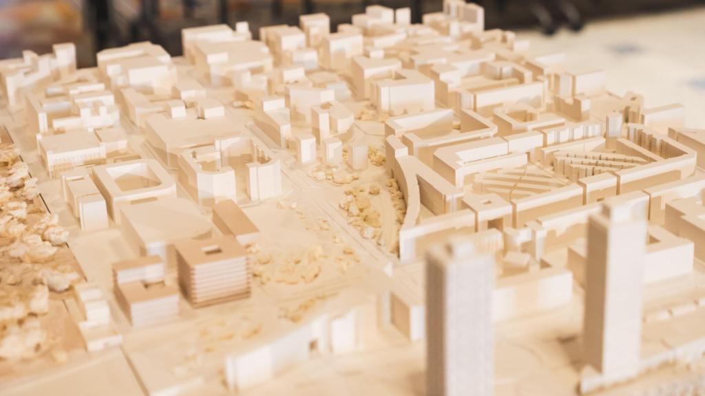 Maqueta de la Ciutadella del Coneixement