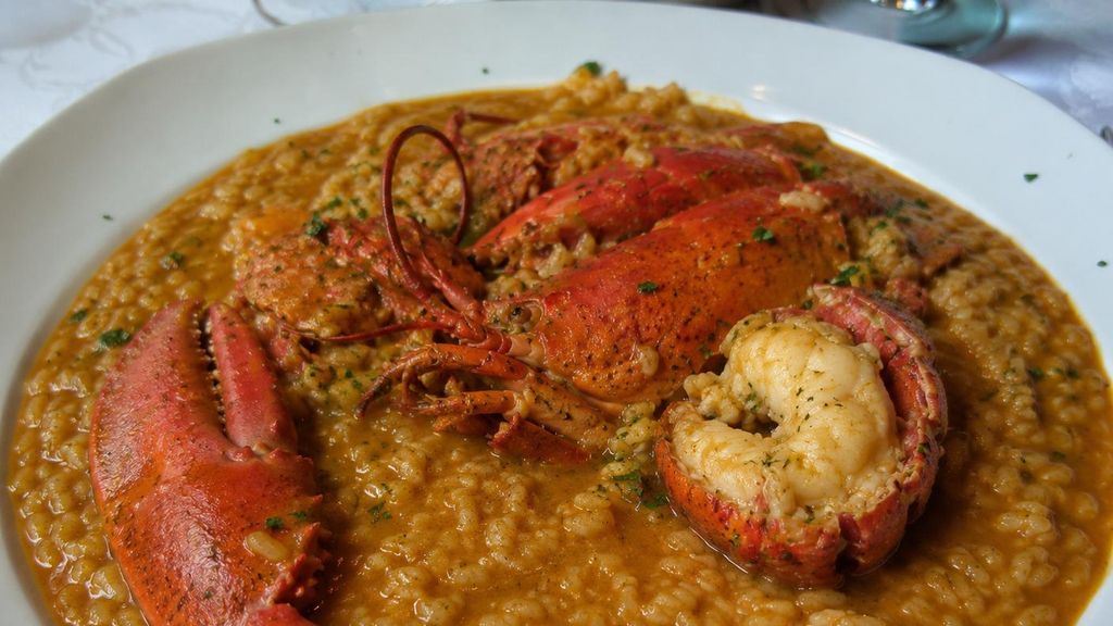 Arroz meloso con bogavante