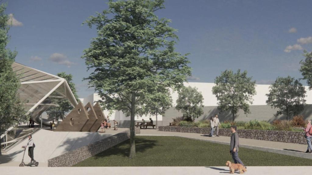 Render de la nueva zona infantil de Nou Barris